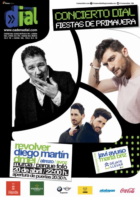 Cadena Dial Murcia te regala el concierto de las Fiestas de Primavera 2017 - 1, Foto 1