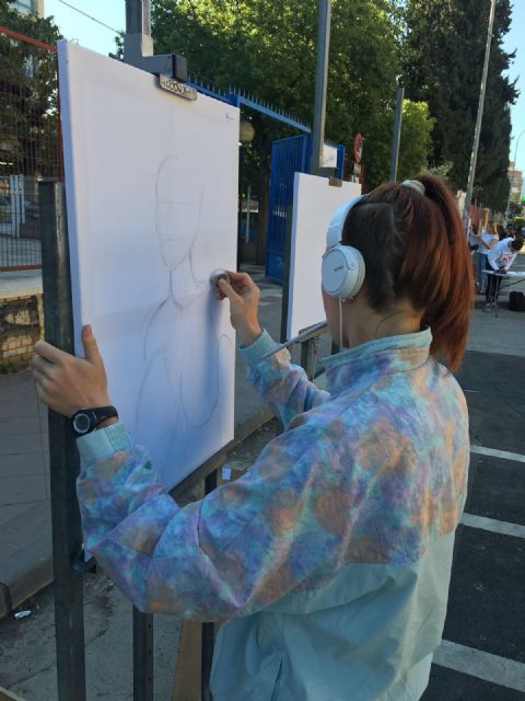 El IES Floridablanca acoge el I Concurso de Pintura en homenaje al murciano José María Párraga - 1, Foto 1