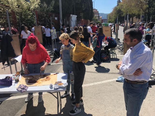 El IES Floridablanca acoge el I Concurso de Pintura en homenaje al murciano José María Párraga - 4, Foto 4