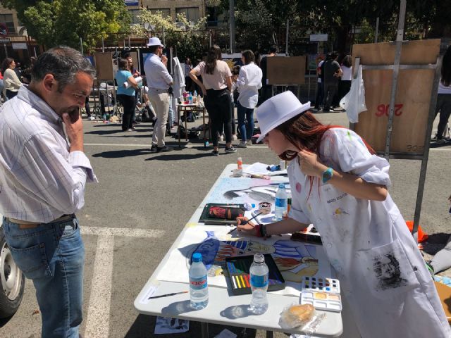 El IES Floridablanca acoge el I Concurso de Pintura en homenaje al murciano José María Párraga - 5, Foto 5