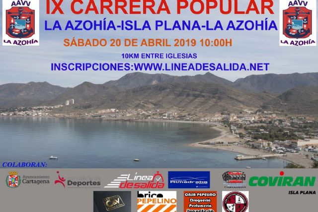 La Azohía e Isla Plana se unen por el deporte en su IX Carrera Popular - 1, Foto 1