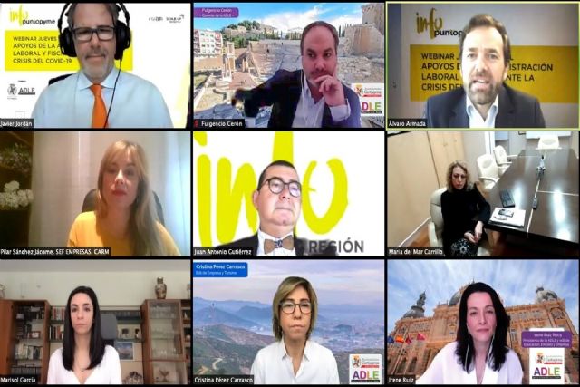 Más de 340 emprendedores participan en el encuentro digital de la ADLE y el INFO sobre ayudas y herramientas para afrontar la crisis del COVID19 - 1, Foto 1