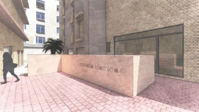 Patrimonio musealizará el espacio de los restos arqueológicos exteriores de la muralla de la Calle Sagasta - 1, Foto 1