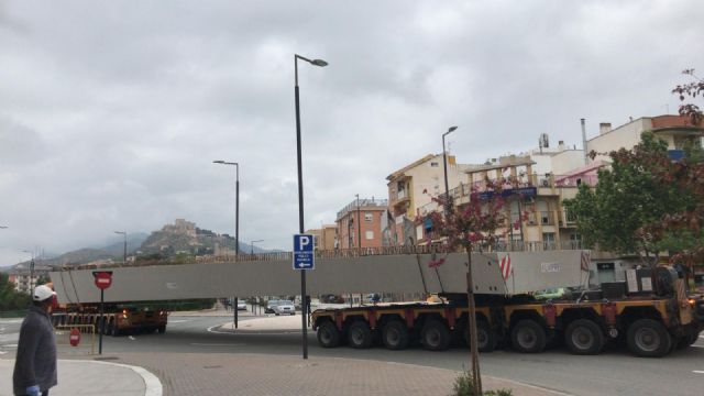 El PP se congratula de que las obras del tramo 2 de la ronda hayan superado el 50% con la instalación de todas las vigas del nuevo puente sobre el Guadalentín - 2, Foto 2