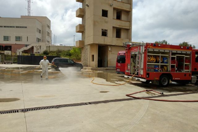 Finalizan las labores de desinfección en la ESPAC, el parque de Bomberos y Protección Civil - 1, Foto 1