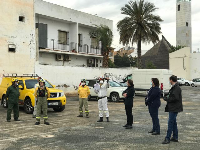 Brigadas Forestales se desplazan a Torre Pacheco para realizar labores de limpieza y desinfección - 4, Foto 4