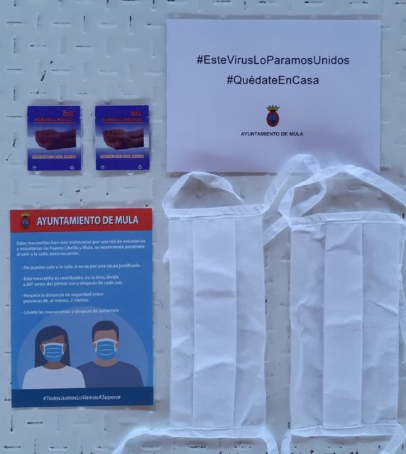 El Ayuntamiento de Mula distribuye mascarillas a los vecinos y vecinas del municipio - 1, Foto 1