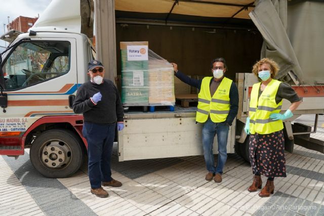 El Rotay Club de Cartagena vuelve a colaborar con el operativo de emergencia - 1, Foto 1