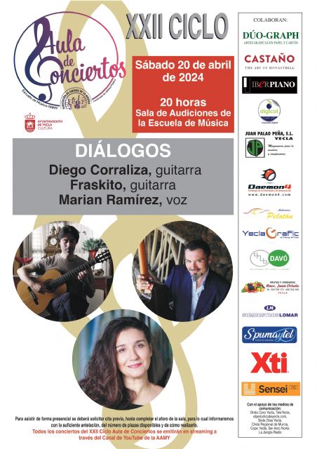 XXII Ciclo Aula de Conciertos Diálogos. Diego Corraliza, guitarra; Fraskito, guitarra y Marián Ramírez, voz - 1, Foto 1