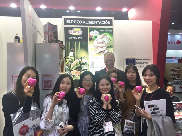ElPozo Alimentacin exhibe sus productos en la feria agroalimentaria ms importante de Corea del Sur, Foto 1