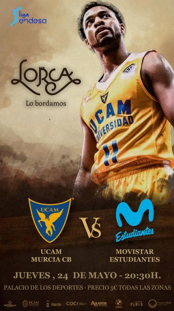 Lorca será protagonista del partido de baloncesto entre UCAM Murcia y Movistar Estudiantes dentro del programa Tu municipio en la ACB - 1, Foto 1