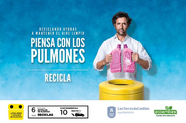 Las Torres de Cotillas reactiva la campaña 'Piensa con los pulmones' el Día Mundial del Reciclaje - 1, Foto 1