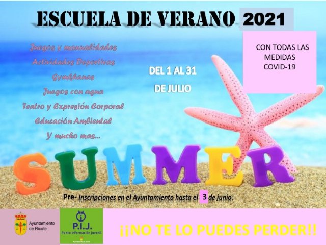 Abierto plazo de pre-inscripción escuela de verano municipal - 1, Foto 1