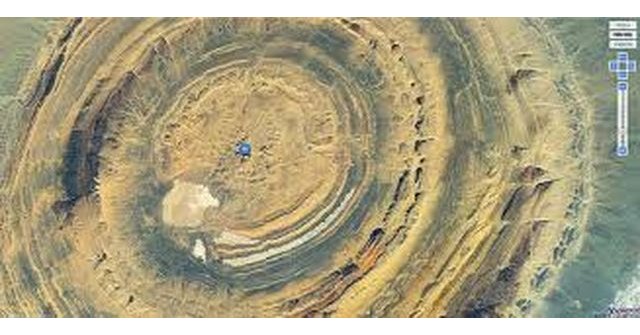 Imagen satelital NASA de la estructura de Richat, Foto 1