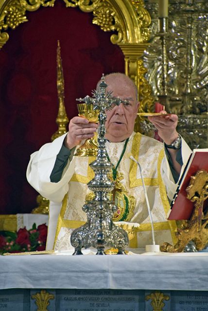 Función Principal de reglas como termino de sus cultos de Quinario en honor al Stmo. Cristo de la Vera-cruz de Alcalá del Río (Sevilla) - 4, Foto 4