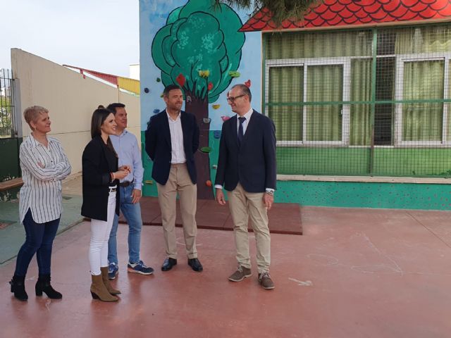 Víctor visita el colegio Cervantes de Caravaca de la Cruz - 1, Foto 1