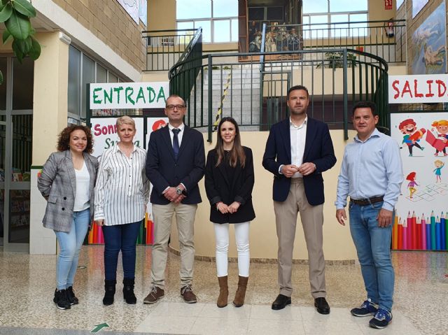 Víctor visita el colegio Cervantes de Caravaca de la Cruz - 2, Foto 2