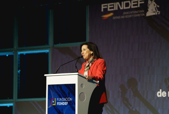 La ministra de Defensa Margarita Robles defiende la apuesta de Espa&ntilde;a por la inversión en Defensa durante la inauguración de FEINDEF 23 - 4, Foto 4