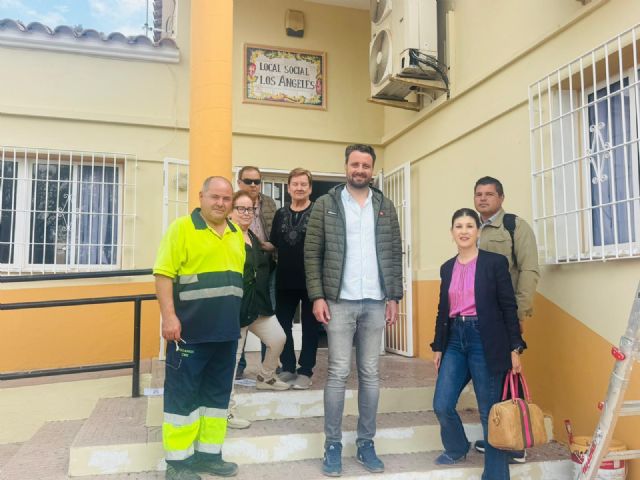 El Ayuntamiento de Lorca realiza una actuación de rehabilitación y mejora del local social del barrio de Los Ángeles y su entorno - 5, Foto 5