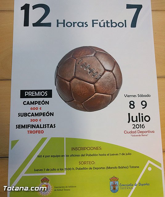 El torneo de las 12 horas de Fútbol-7 tendrá lugar los días 8 y 9 de julio en la Ciudad Deportiva Valverde Reina, Foto 2
