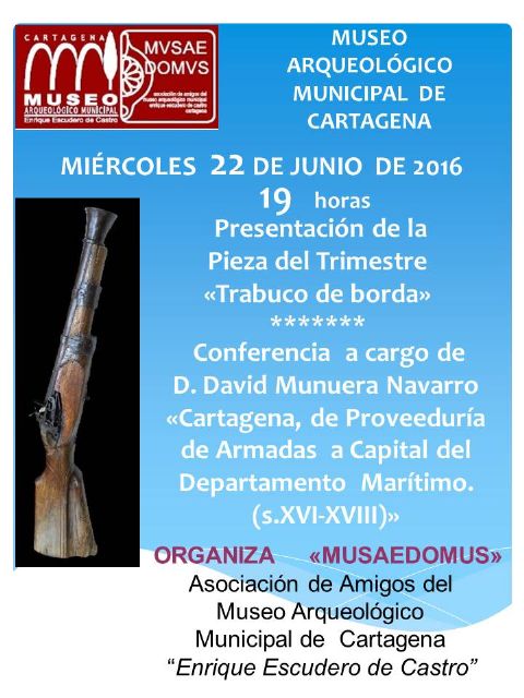 El Trabuco de borda, pieza del trimestre del Museo Arqueológico Municipal - 1, Foto 1