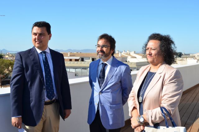 El Mar Menor y las infraestructuras centraron la reunión del consejero de Fomento, Pedro Rivera con el Alcalde en su visita de trabajo a San Javier - 2, Foto 2