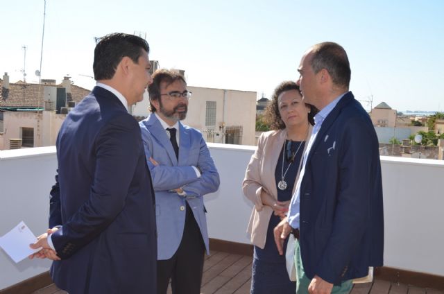 El Mar Menor y las infraestructuras centraron la reunión del consejero de Fomento, Pedro Rivera con el Alcalde en su visita de trabajo a San Javier - 3, Foto 3