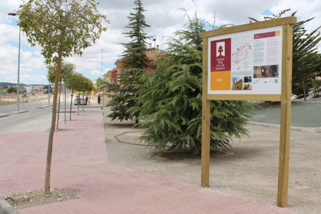 Colocan la señalización del Camino de la Cruz a su paso por Bullas - 1, Foto 1