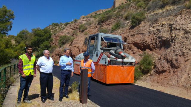 Finaliza el asfaltado de la vía alternativa de acceso al Castillo de Lorca - 1, Foto 1