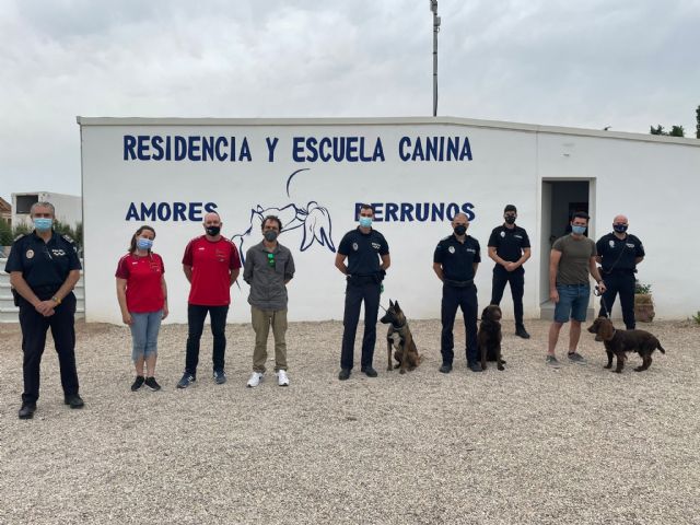 Lorca acoge estos días un seminario en el que participan distintas unidades caninas policiales de la Región de Murcia y de otras comunidades - 1, Foto 1