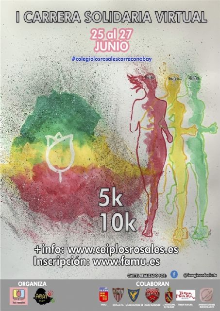 Del 25 al 27 de junio, I Carrera Solidaria Virtual CEIP Los Rosales a favor de ABAY - 1, Foto 1