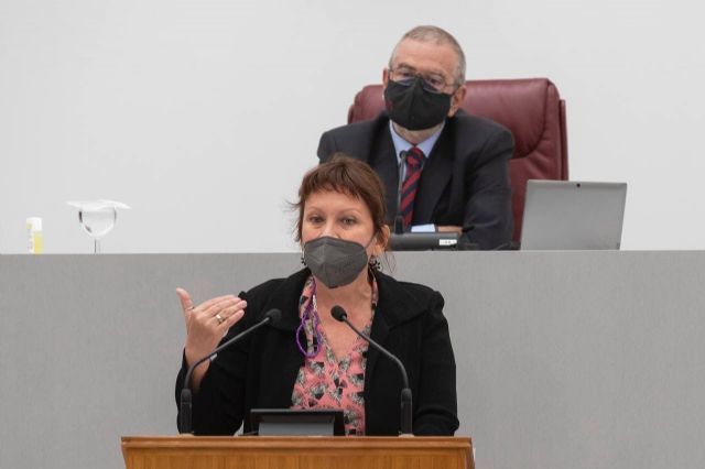 María Marín: El cambio de Ley del Presidente es una maniobra antidemocrática que convierte oficialmente a López Miras en un sátrapa - 1, Foto 1