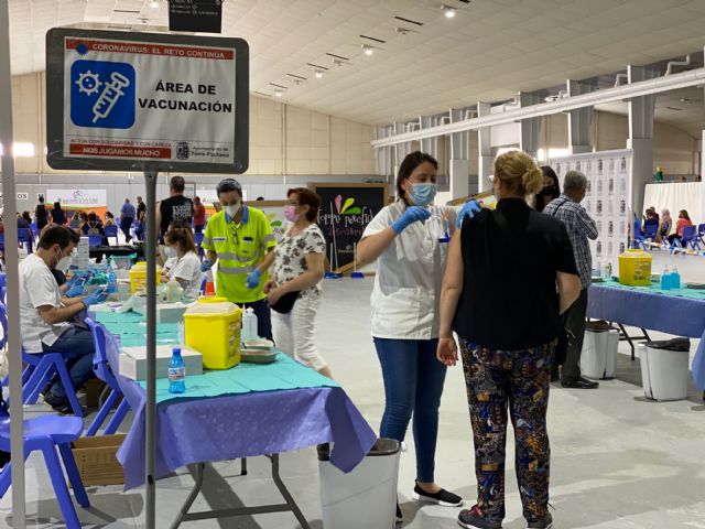 4284 personas reciben su segunda dosis de Pfizer en Torre Pacheco - 1, Foto 1
