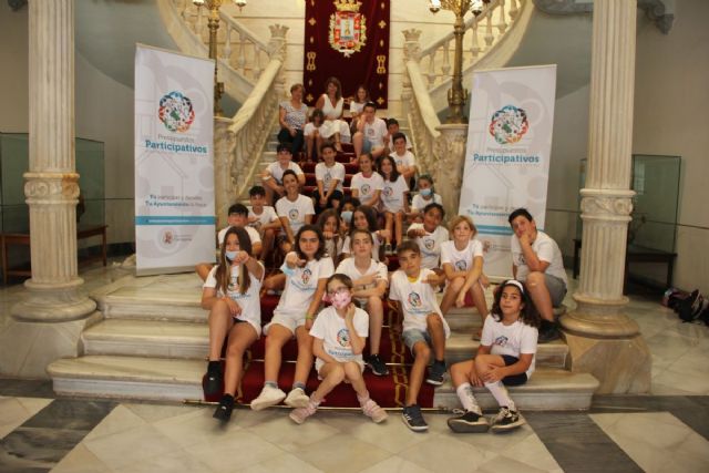 Los colegios Fernando Garrido y San Ginés de la Jara conocen el Palacio Consistorial - 1, Foto 1