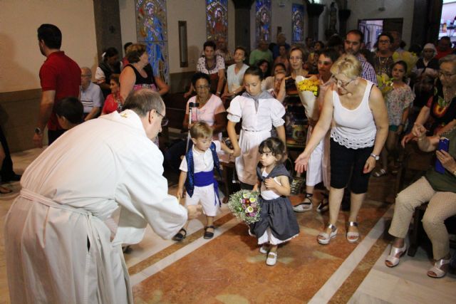 Vecinos de Lo Pagán honran a la Virgen del Camen con una ofrenda floral - 5, Foto 5