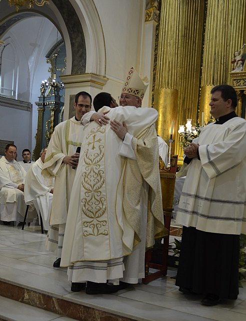 “Estamos aquí para dar a gracias a Dios porque se ha fijado en ti”, Mons. Lorca a Javier Conesa en su ordenación sacerdotal - 1, Foto 1