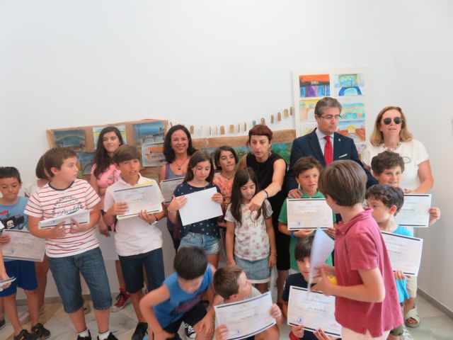 Una treintena de niños participan en el taller 'Un viaje con Ramón Gaya sobre la arquitectura y el color' - 2, Foto 2