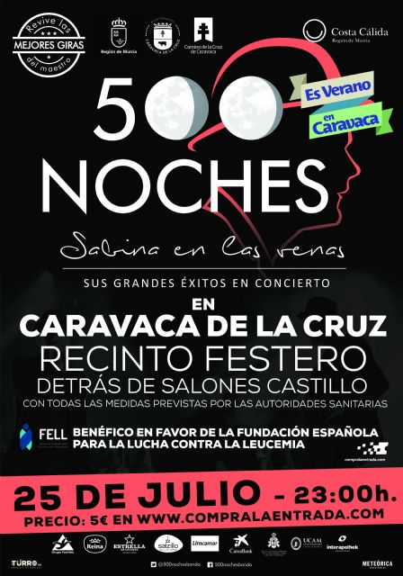 La Fundación Camino de la Cruz, en colaboración con el Ayuntamiento de Caravaca, trae el concierto ´500 noches, Sabina en las venas´ - 1, Foto 1