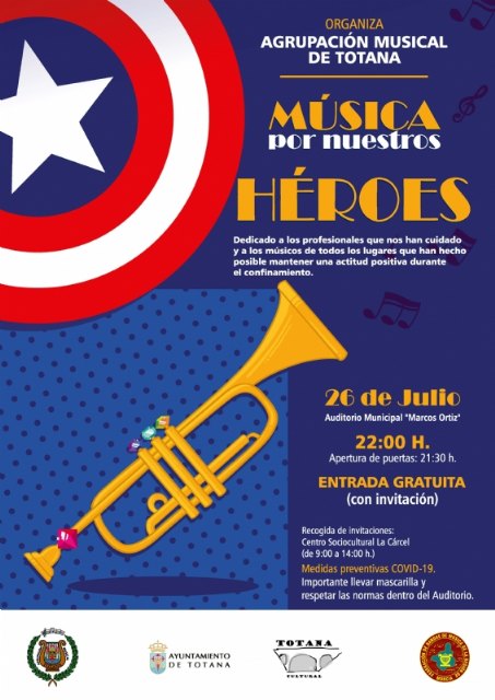 La Agrupación Musical celebra el 26 de julio el concierto “Música por nuestros héroes”, Foto 3