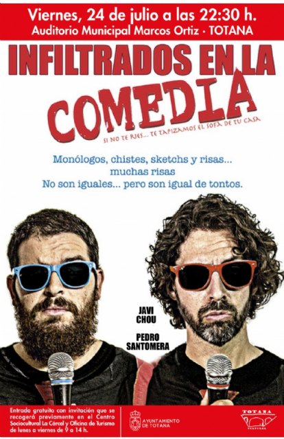 El teatro vuelve al Auditorio Municipal “Marcos Ortiz” los días 23 y 24 de julio con sendas obras; que tendrán entrada gratuita con invitación, Foto 4