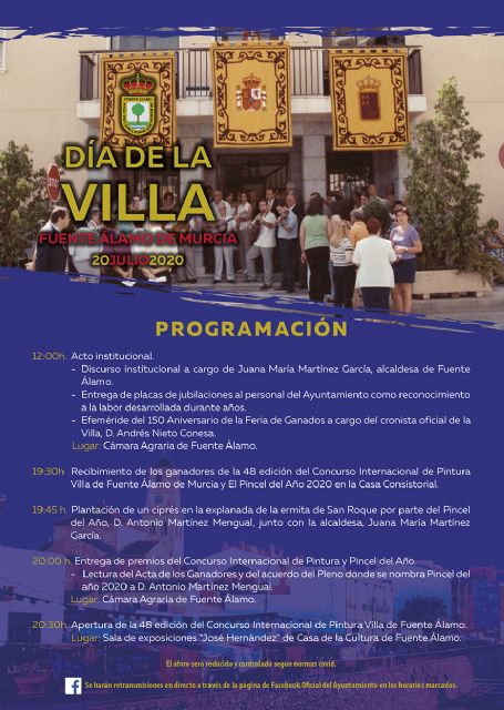 Fuente Álamo celebrará el 'Día de la Villa' con un acto institucional que homenajeará la labor de su personal jubilado - 1, Foto 1