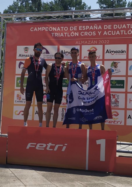 Cinco medallas de oro para deportistas murcianos en los Nacionales de Acuatlón, Triatlón cross y Duatlón Cross celebrados en Almazán - 4, Foto 4