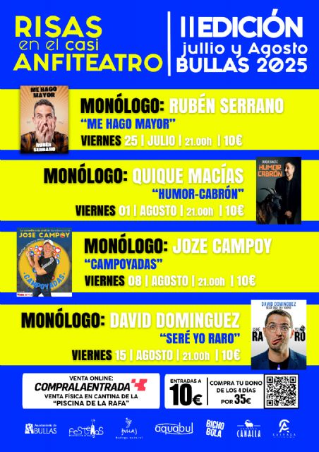 La piscina de La Rafa se llena de carcajadas con la segunda edición de ´Risas en el casi Anfiteatro´ - 2, Foto 2