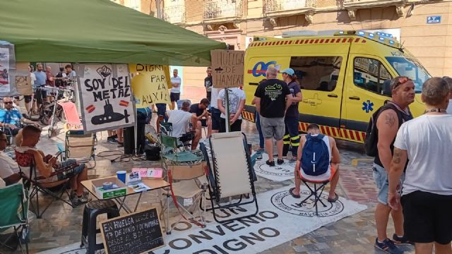 Delegados y trabajadores de CSIF de las empresas auxiliares de Navantia en Cartagena - 1, Foto 1