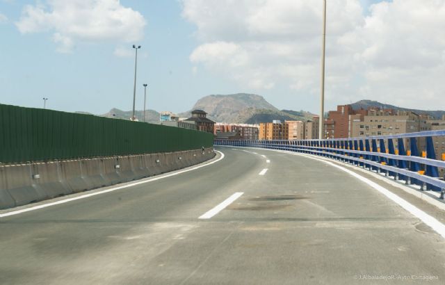 El tráfico se normaliza en el viaducto de entrada a Cartagena - 3, Foto 3