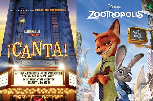 Las películas de animación Canta y Zootrópolis podrán verse este viernes y sábado en el Cine de Verano del Auditorio del Parque de la Compañía - 1, Foto 1