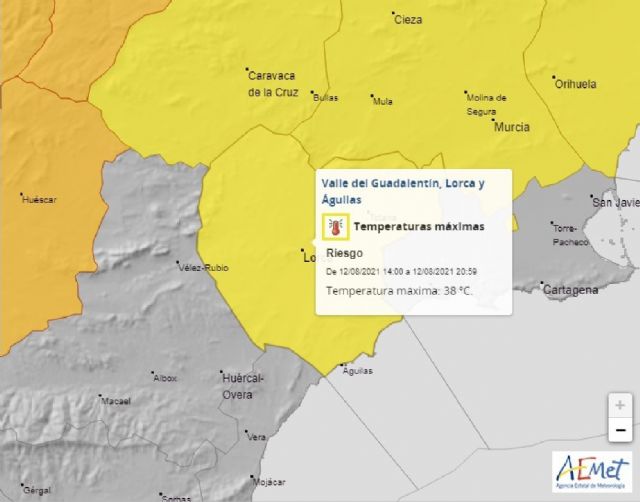 La ola de calor extremo sufrida en toda España se salda en el municipio de Lorca sin incidentes de relevancia - 1, Foto 1