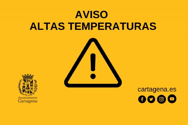 Aviso por altas temperaturas en Cartagena - 1, Foto 1