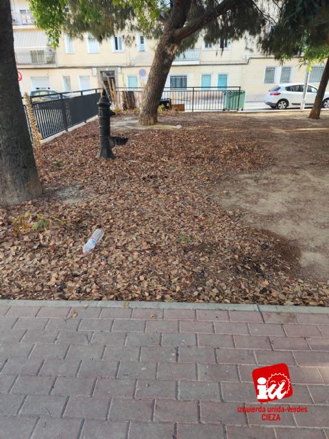 IU-Verdes de Cieza denuncia el estado de abandono de las �reas verdes del municipio