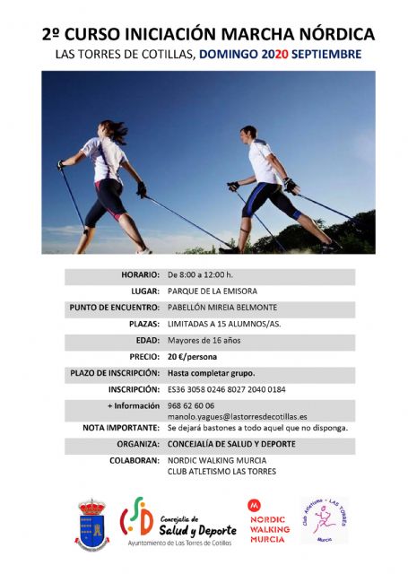 Últimos días para inscribirse en el nuevo curso de iniciación a la marcha nórdica - 2, Foto 2